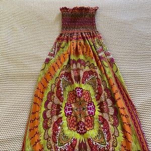 Psychedelic Bohemian Summer Dress